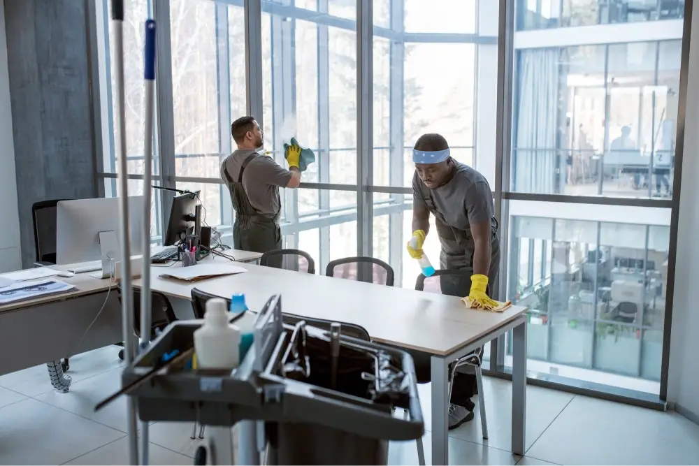 Commercial Cleaning in a Cincinnati office
