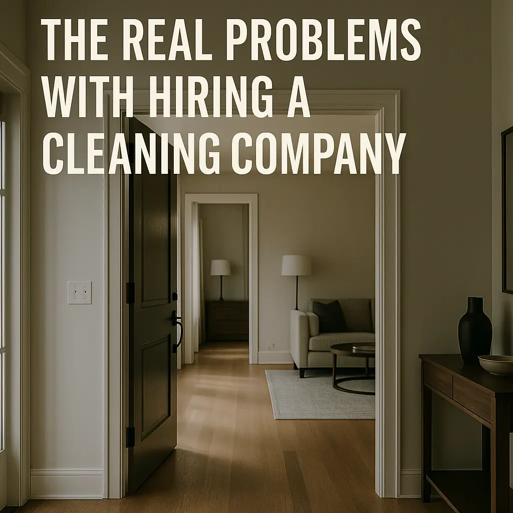 The real problems with hiring a cleaning company