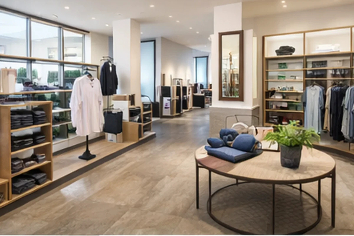 Retail store cleaning in Cincinnati with clean glass, floors, and customer areas